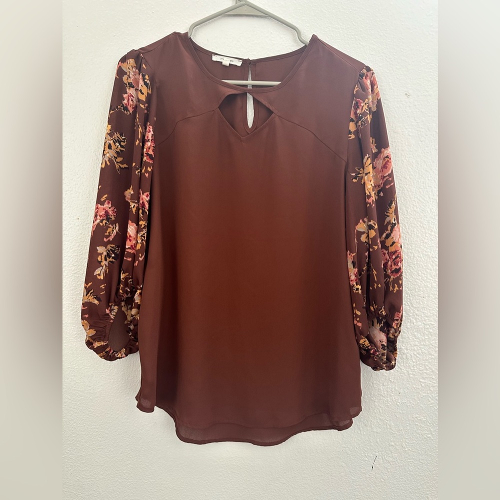 Maurice’s floral blouse